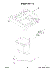 Pump Parts parts for Jenn-Air Freestanding Ice Maker JUIFX15HX01 from AppliancePartsPros.com
