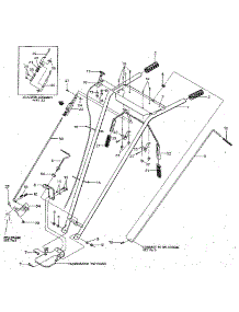 Handlebar Assembly & Control Levers parts for Troy-Bilt Rear-Tine Tiller JUNIOR SERIAL #M0100970 AND UP from AppliancePartsPros.com