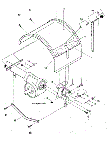 Hood, Bracket & Depth Regulator parts for Troy-Bilt Rear-Tine Tiller JUNIOR SERIAL #M0100970 AND UP from AppliancePartsPros.com