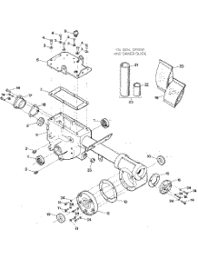 Transmission Housing, Covers, Seals, Gaskets & Plugs parts for Troy-Bilt Rear-Tine Tiller JUNIOR SERIAL #M74690 AND UP from AppliancePartsPros.com