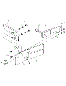 Hiller / Furrower Part #20868 (Viewed From Front Of Tiller) parts for Troy-Bilt Rear-Tine Tiller JUNIOR SERIAL #M74690 AND UP from AppliancePartsPros.com