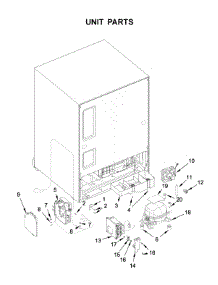 Unit Parts parts for Jenn-Air Wine & Beverage Cooler JURFL242HX01 from AppliancePartsPros.com