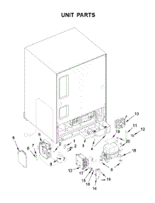 Unit Parts parts for Jenn-Air Wine & Beverage Cooler JURFR242HL01 from AppliancePartsPros.com