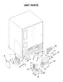 Unit Parts parts for Jenn-Air Wine & Beverage Cooler JUWFL242HM01 from AppliancePartsPros.com
