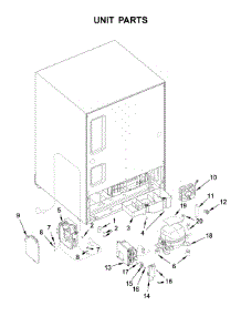 Unit Parts parts for Jenn-Air Wine & Beverage Cooler JUWFR242HL00 from AppliancePartsPros.com
