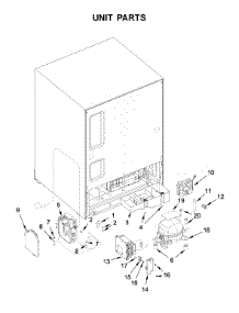 Unit Parts parts for Jenn-Air Wine & Beverage Cooler JUWFR242HX00 from AppliancePartsPros.com