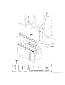 Installation Parts parts for Ge Microwave/Hood Combo JVM3160DF8BB from AppliancePartsPros.com