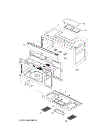 Oven Cavity Parts parts for Ge Microwave/Hood Combo JVM3162DJ3BB from AppliancePartsPros.com