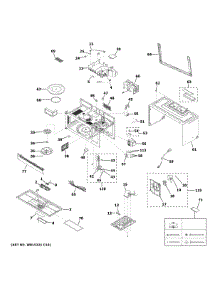 Oven Cavity Parts parts for Ge Microwave/Hood Combo JVM6175YK3FS from AppliancePartsPros.com