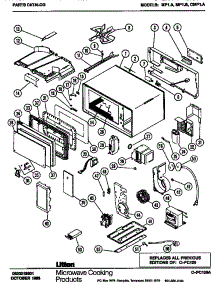 (Mp1.A) (Mp1.B) (Cmp1.A) parts for Amana Countertop Microwave JW1040.000 from AppliancePartsPros.com