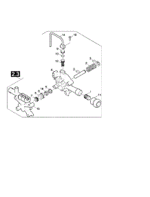 2.2 Piston parts for Karcher Gas Pressure Washer K2300G from AppliancePartsPros.com