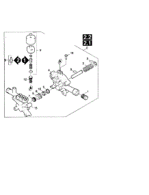 2.3 Piston parts for Karcher Gas Pressure Washer K2300G from AppliancePartsPros.com