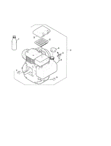 3.1 Motor - 1.194-011.0 parts for Karcher Gas Pressure Washer K2300G from AppliancePartsPros.com