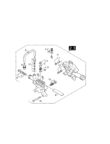 Valves parts for Karcher Gas Pressure Washer K2400HH from AppliancePartsPros.com