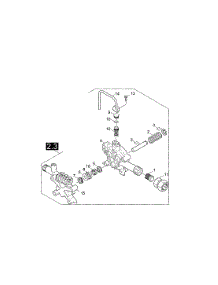Piston parts for Karcher Gas Pressure Washer K2400HH from AppliancePartsPros.com
