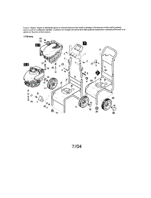 Housing parts for Karcher Gas Pressure Washer K4400G from AppliancePartsPros.com