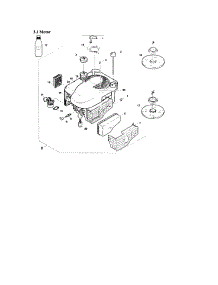 Motor / Carburetor / Starter parts for Karcher Gas Pressure Washer K4400G from AppliancePartsPros.com