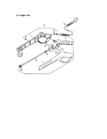 Trigger-Gun / Handle / Hose parts for Karcher Gas Pressure Washer K4400G from AppliancePartsPros.com