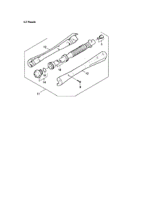 Nozzle / Jet Pipe / Handle parts for Karcher Gas Pressure Washer K4400G from AppliancePartsPros.com