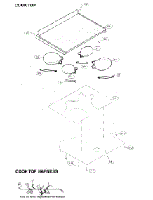 Cook Top / Cook Top Harness parts for Sharp Range/Microwave Combo KB-3300JK from AppliancePartsPros.com