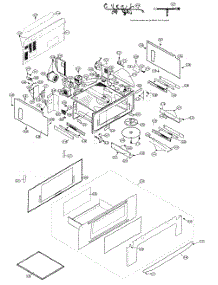 Microwave Drawer / Harnesses parts for Sharp Range/Microwave Combo KB-3300JW from AppliancePartsPros.com