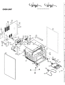 Oven Unit / Harnesses parts for Sharp Range/Microwave Combo KB-3300JW from AppliancePartsPros.com
