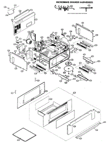 Microwave Drawer parts for Sharp Range/Microwave Combo KB-3401LS from AppliancePartsPros.com
