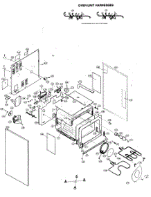 Oven Unit parts for Sharp Range/Microwave Combo KB-3425JS from AppliancePartsPros.com