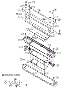 Control Panel parts for Sharp Range/Microwave Combo KB-3425LW from AppliancePartsPros.com