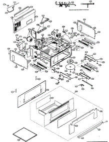 Microwave Drawer parts for Sharp Range/Microwave Combo KB-4425LS from AppliancePartsPros.com