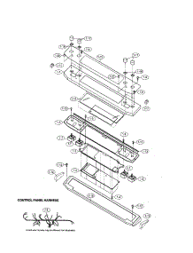 Control Panel parts for Sharp Range/Microwave Combo KB-5121KS from AppliancePartsPros.com