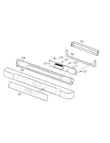 Control Panel parts for Sharp Built-In Microwave KB-6002LS from AppliancePartsPros.com