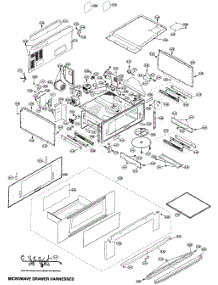 Cabinet Parts parts for Sharp Built-In Microwave KB-6002LS from AppliancePartsPros.com