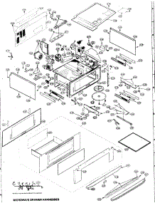 Cabinet Parts parts for Sharp Built-In Microwave KB-6014LW from AppliancePartsPros.com