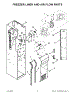 Freezer Liner And Air Flow Parts