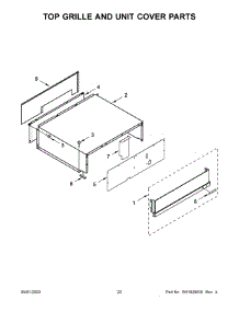 Top Grille And Unit Cover Parts parts for Kitchenaid Refrigerator KBSD708MSS00 from AppliancePartsPros.com