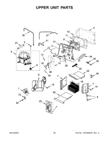 Upper Unit Parts parts for Kitchenaid Refrigerator KBSN708MBS00 from AppliancePartsPros.com