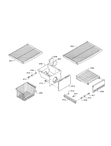 Ice Container / Freezer Shelves parts for Thermador Side-By-Side Refrigerator KBUIT4855E/06 from AppliancePartsPros.com