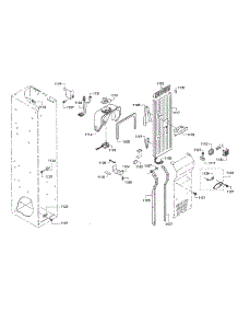 Air Duct / Fan Motor parts for Thermador Side-By-Side Refrigerator KBUIT4855E/06 from AppliancePartsPros.com
