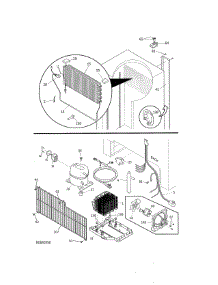 System parts for Kelvinator Upright Freezer KCBM180RQYA from AppliancePartsPros.com