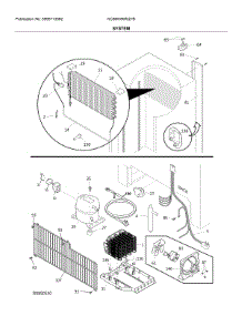 System parts for Kelvinator Upright Freezer KCBM180RQYB from AppliancePartsPros.com
