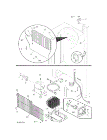 System parts for Kelvinator Refrigerator KCGM180RQYB from AppliancePartsPros.com