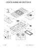 Cooktop, Burner And Grate Parts