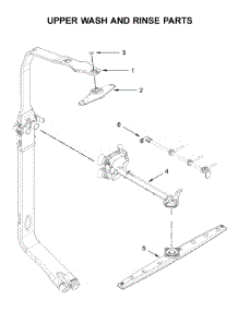 Upper Wash And Rinse Parts parts for Kitchenaid Dishwasher KDTE204GPS1 from AppliancePartsPros.com