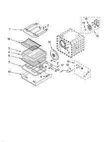 Internal Oven Parts parts for Kitchenaid Electric Wall Oven KEBC177KSS05 from AppliancePartsPros.com