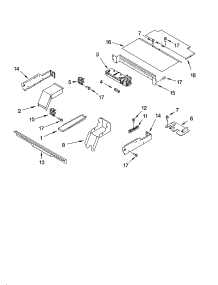 Top Venting Parts, Optional Parts parts for Kitchenaid Electric Wall Oven KEBC177KSS05 from AppliancePartsPros.com