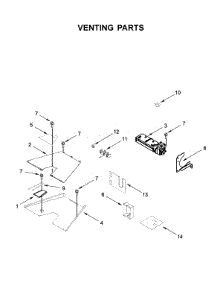 Venting Parts parts for Kitchenaid Range KFDC500JSS00 from AppliancePartsPros.com