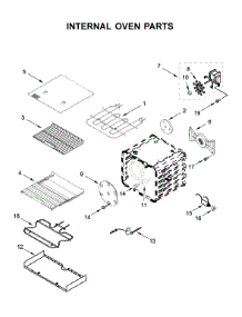 Internal Oven Parts parts for Kitchenaid Range KFDC506JAV00 from AppliancePartsPros.com