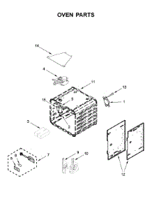 Oven Parts parts for Kitchenaid Range KFDC506JSC00 from AppliancePartsPros.com