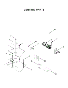 Venting Parts parts for Kitchenaid Range KFDC506JSC00 from AppliancePartsPros.com